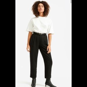 Everlane Put Together Pleat Pant Black